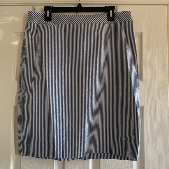 J. Crew Dresses & Skirts - J. Crew | Seersucker Pencil Skirt